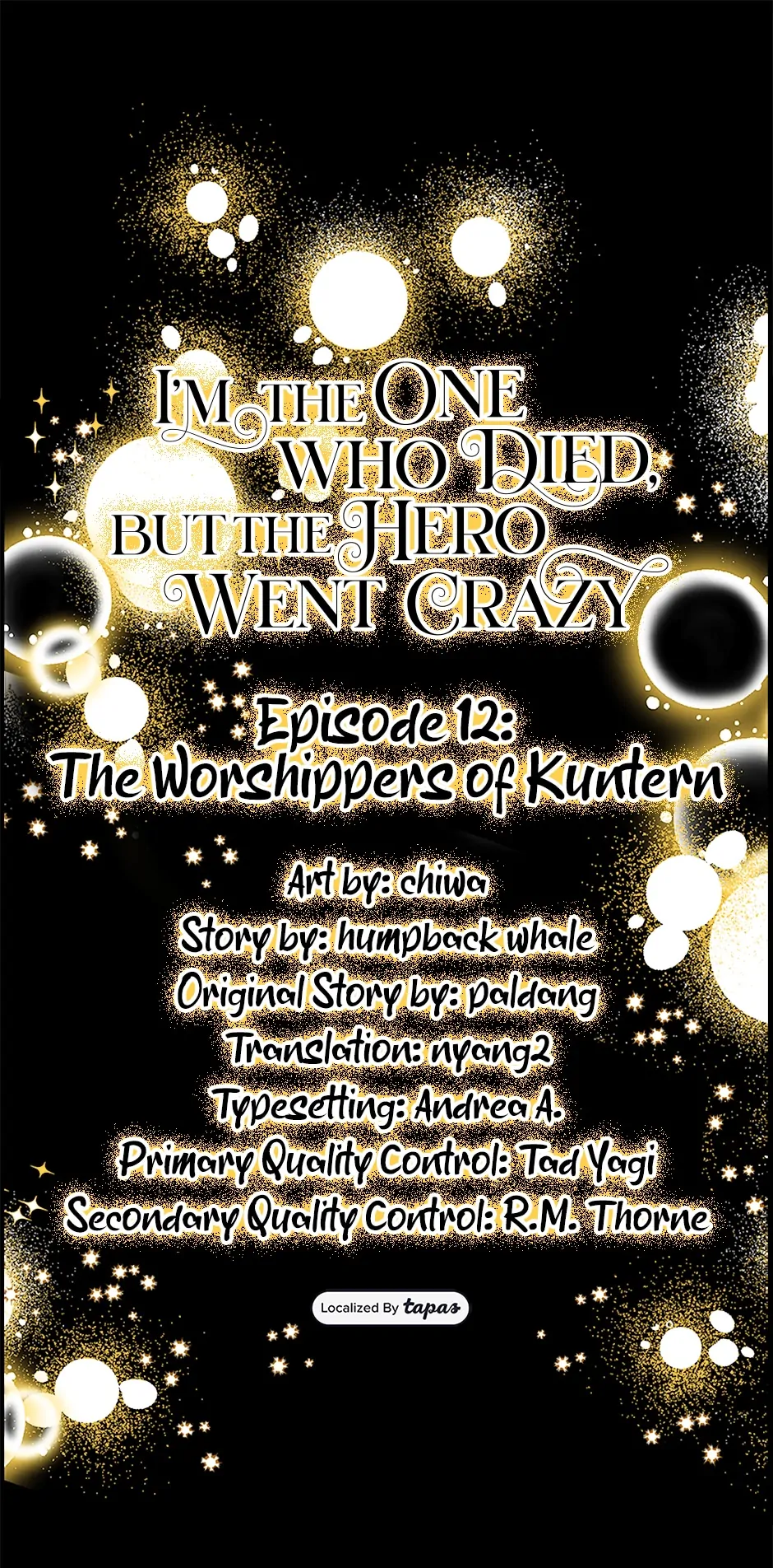 I'm the One Who Died, but the Hero Went Crazy Chapter 12 - page 1