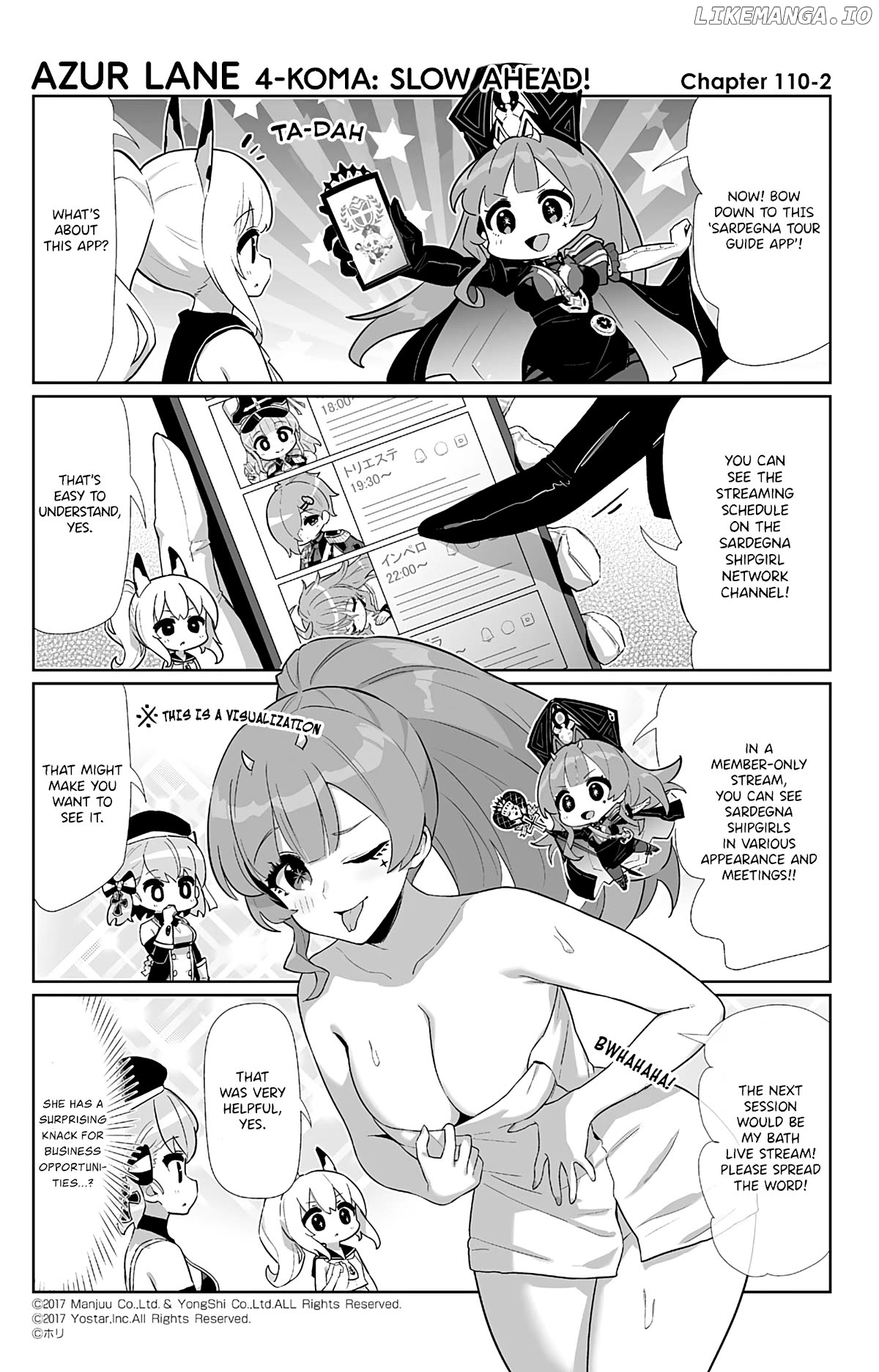 Azur Lane 4-Koma: Slow Ahead Chapter 110 - page 2
