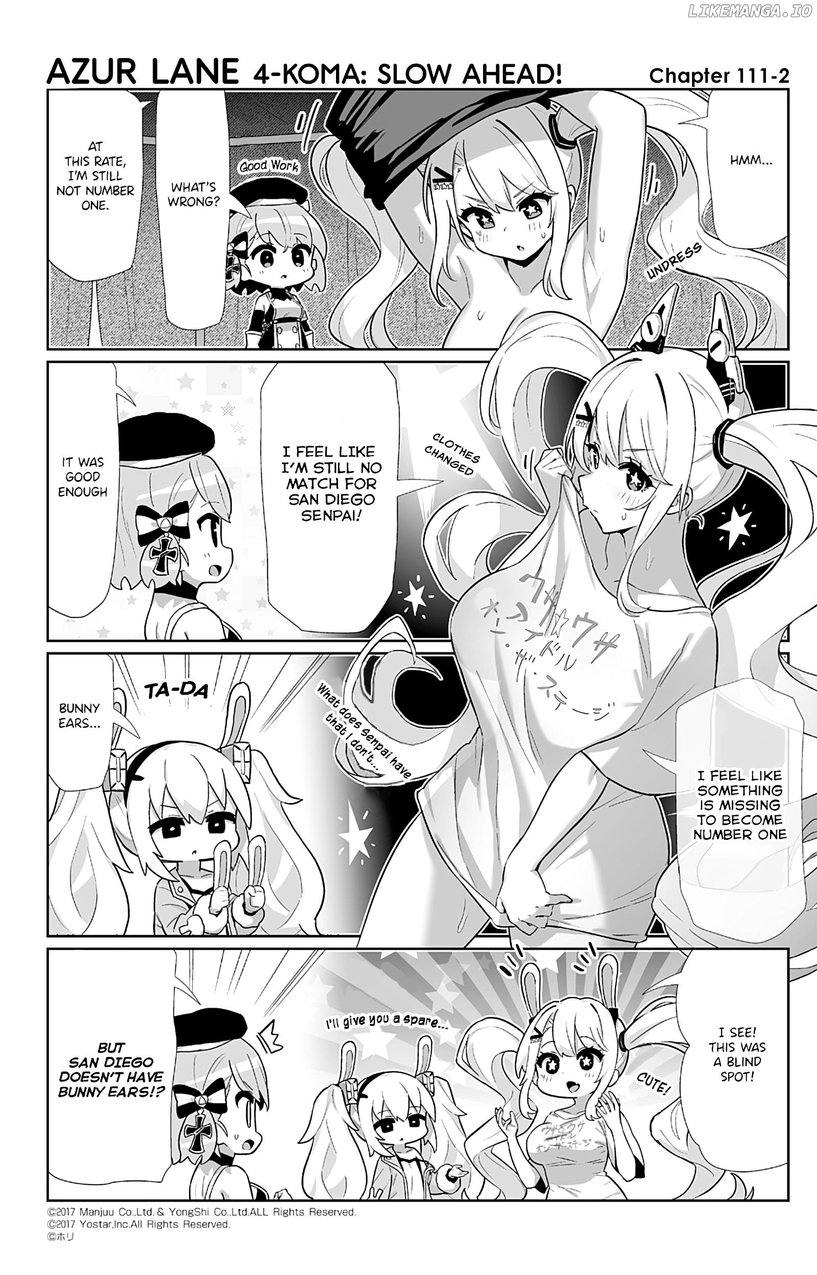 Azur Lane 4-Koma: Slow Ahead Chapter 111 - page 2