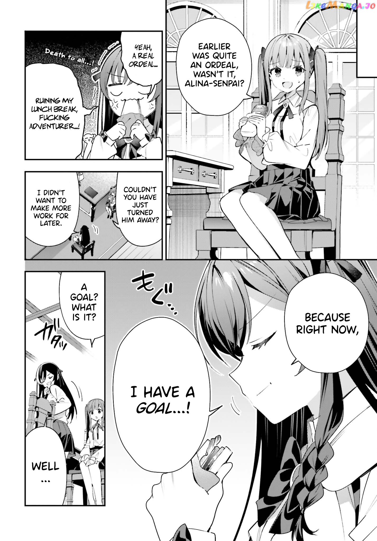 I’m the guild receptionist, but since I don’t want to work overtime, I think I’ll just solo the boss Chapter 24 - page 4