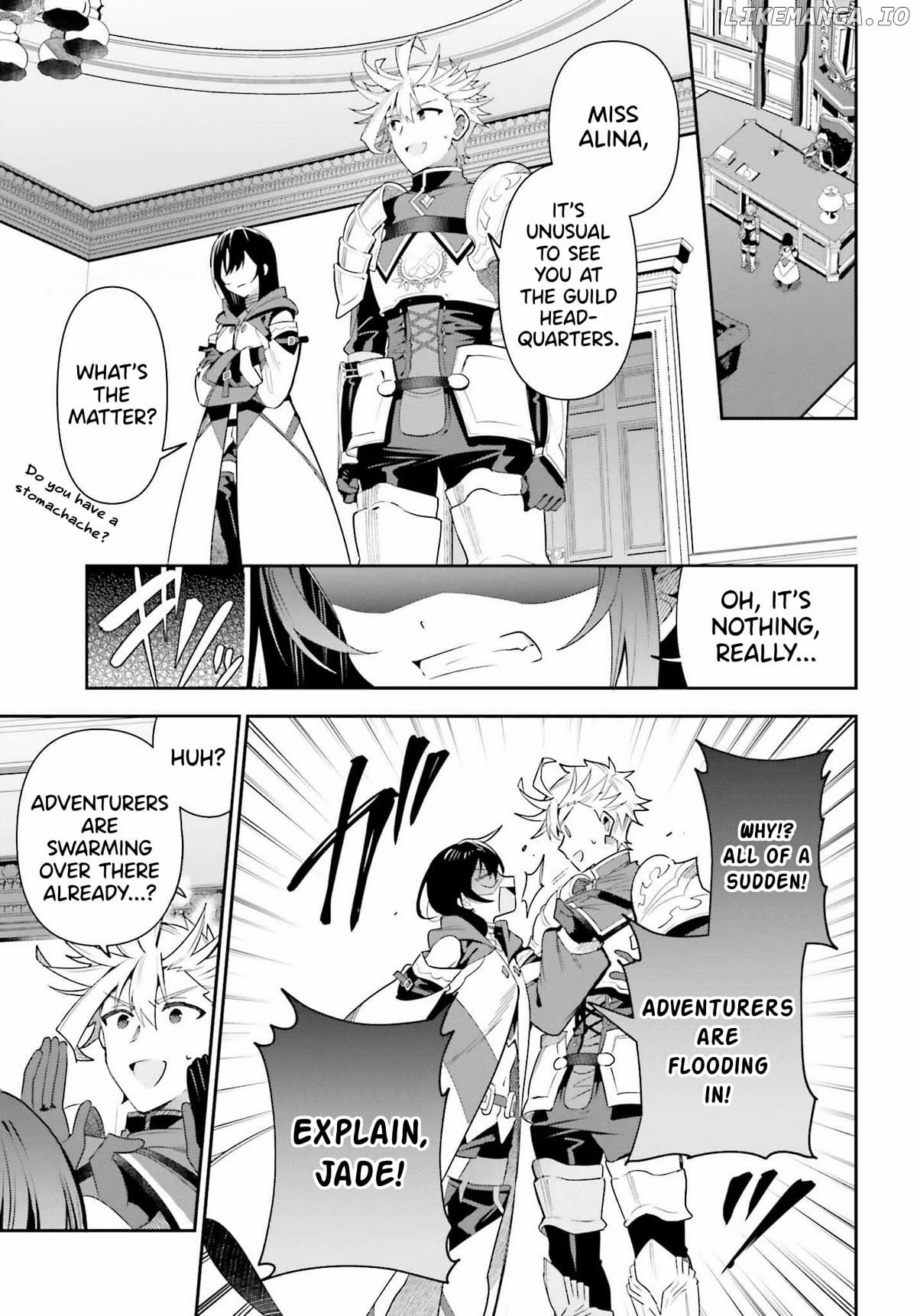 I’m the guild receptionist, but since I don’t want to work overtime, I think I’ll just solo the boss Chapter 25 - page 17