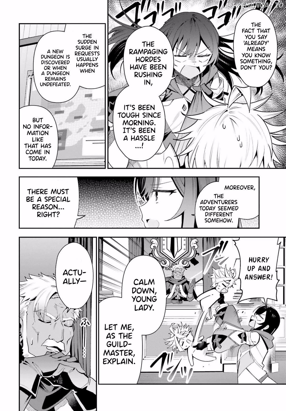 I’m the guild receptionist, but since I don’t want to work overtime, I think I’ll just solo the boss Chapter 25 - page 18