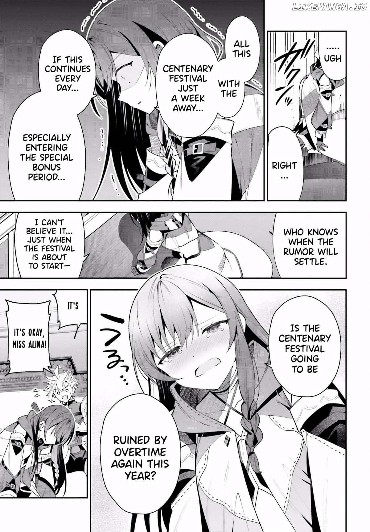 I’m the guild receptionist, but since I don’t want to work overtime, I think I’ll just solo the boss Chapter 25 - page 25