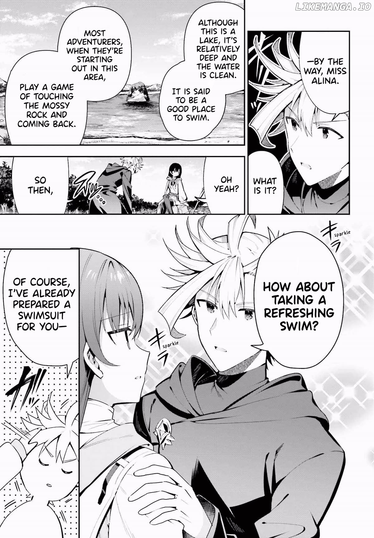 I’m the guild receptionist, but since I don’t want to work overtime, I think I’ll just solo the boss Chapter 27 - page 8