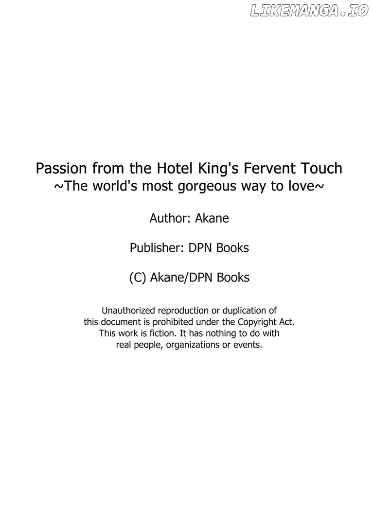 Passion from the Hotel King's Fervent Touch ~The world's most gorgeous way to love~ Chapter 6 - page 33