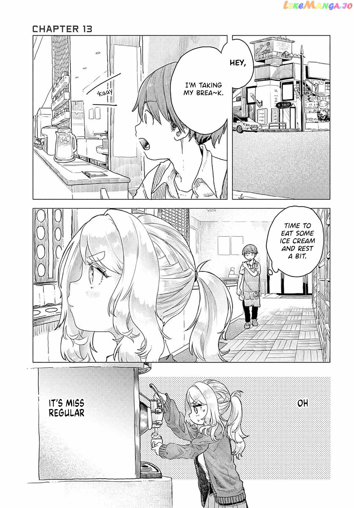 Miss Regular Customer Wants to Enjoy Chapter 13 - page 1