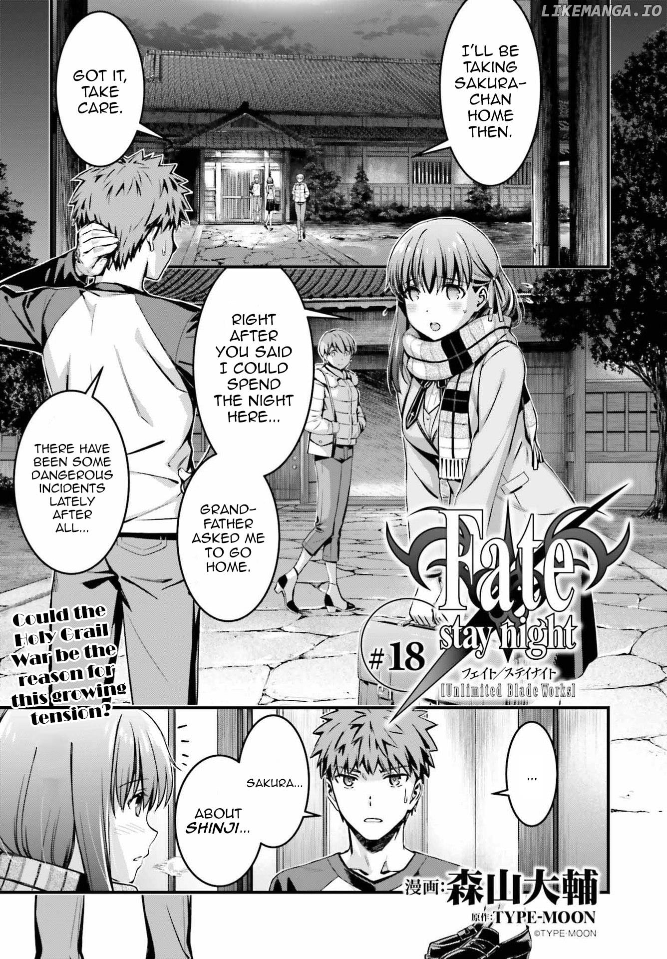 Fate/stay Night - Unlimited Blade Works Chapter 18 - page 1