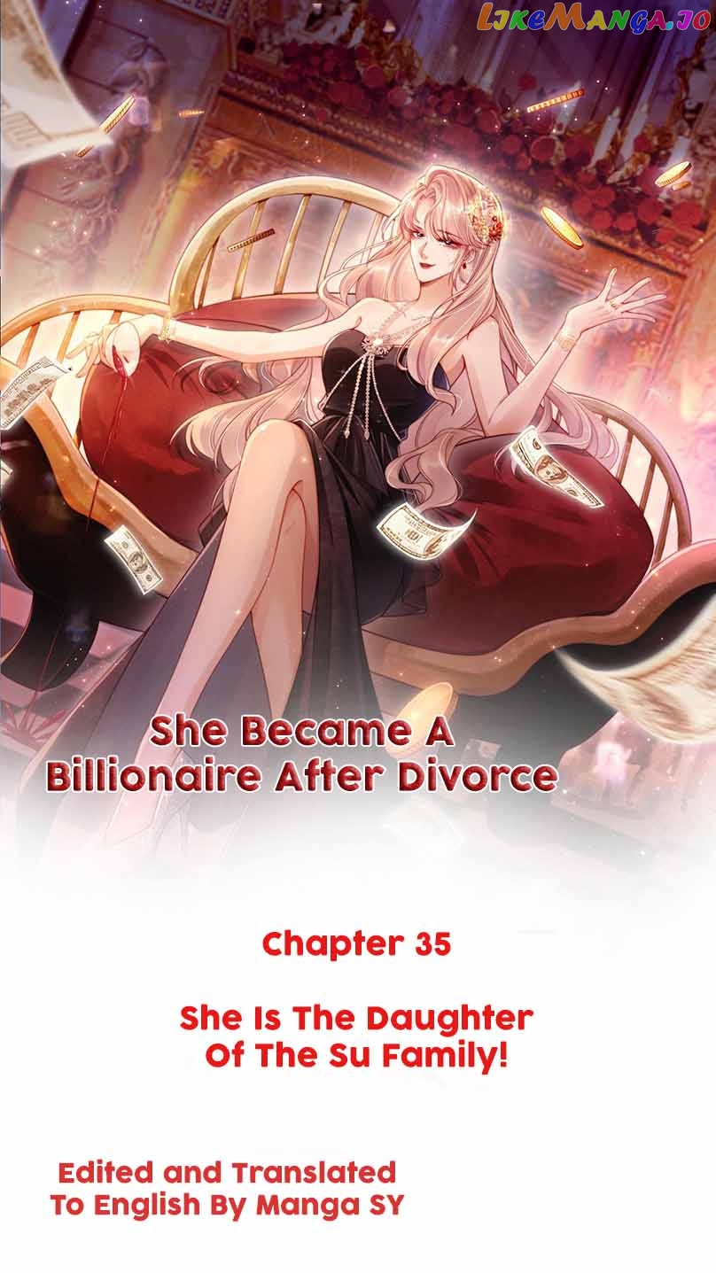 She Became A Billionaire After Divorce Chapter 35 - page 1