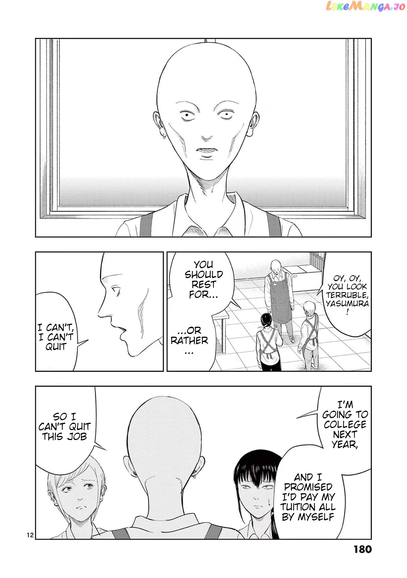 Ura Baito: Toubou Kinshi Chapter 106 - page 12