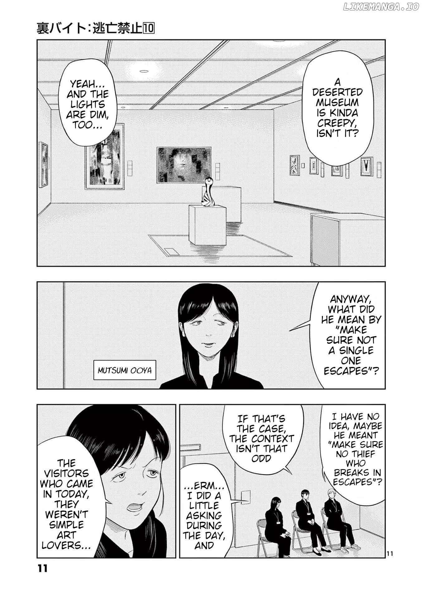 Ura Baito: Toubou Kinshi Chapter 108 - page 12