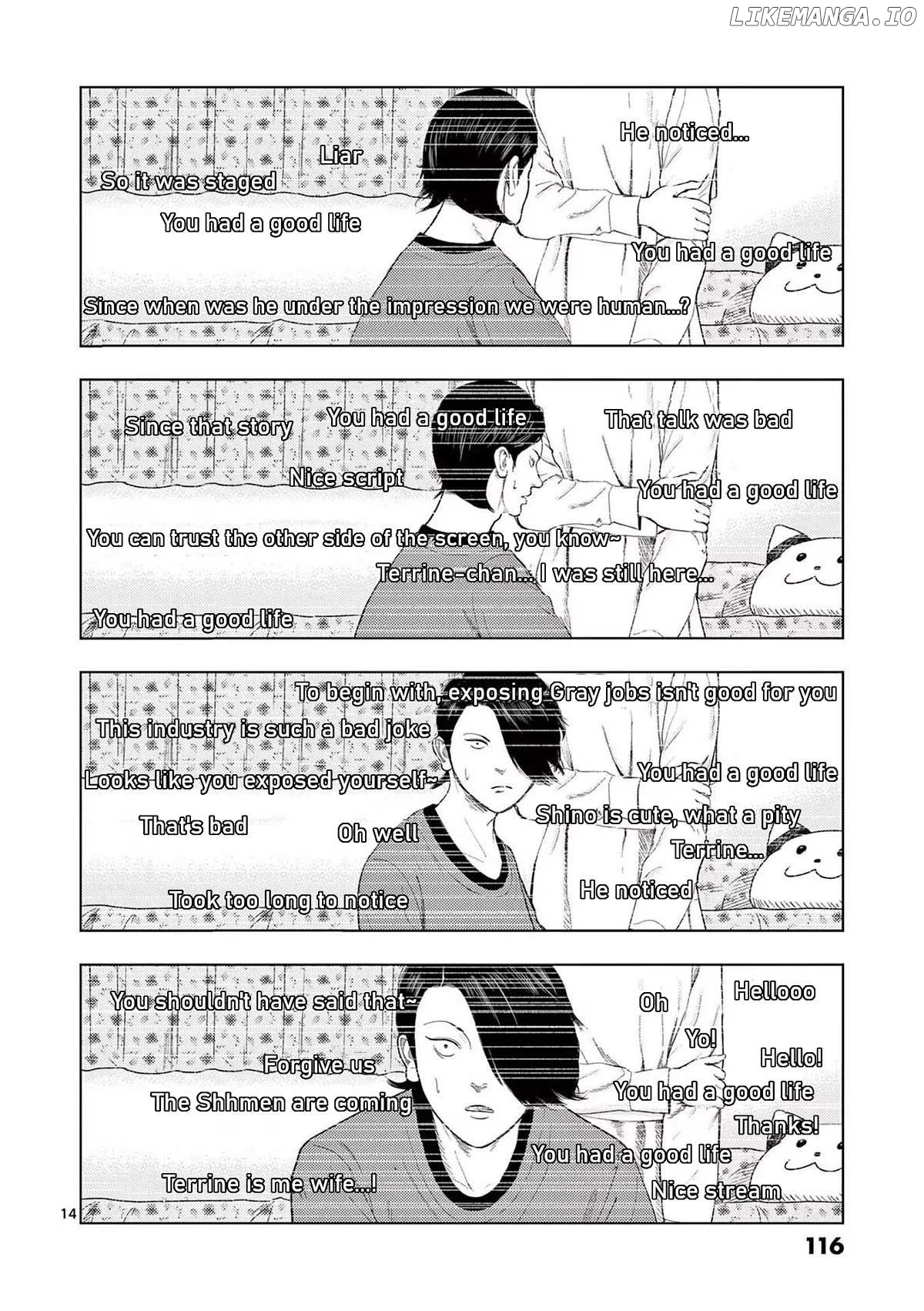 Ura Baito: Toubou Kinshi Chapter 114 - page 14