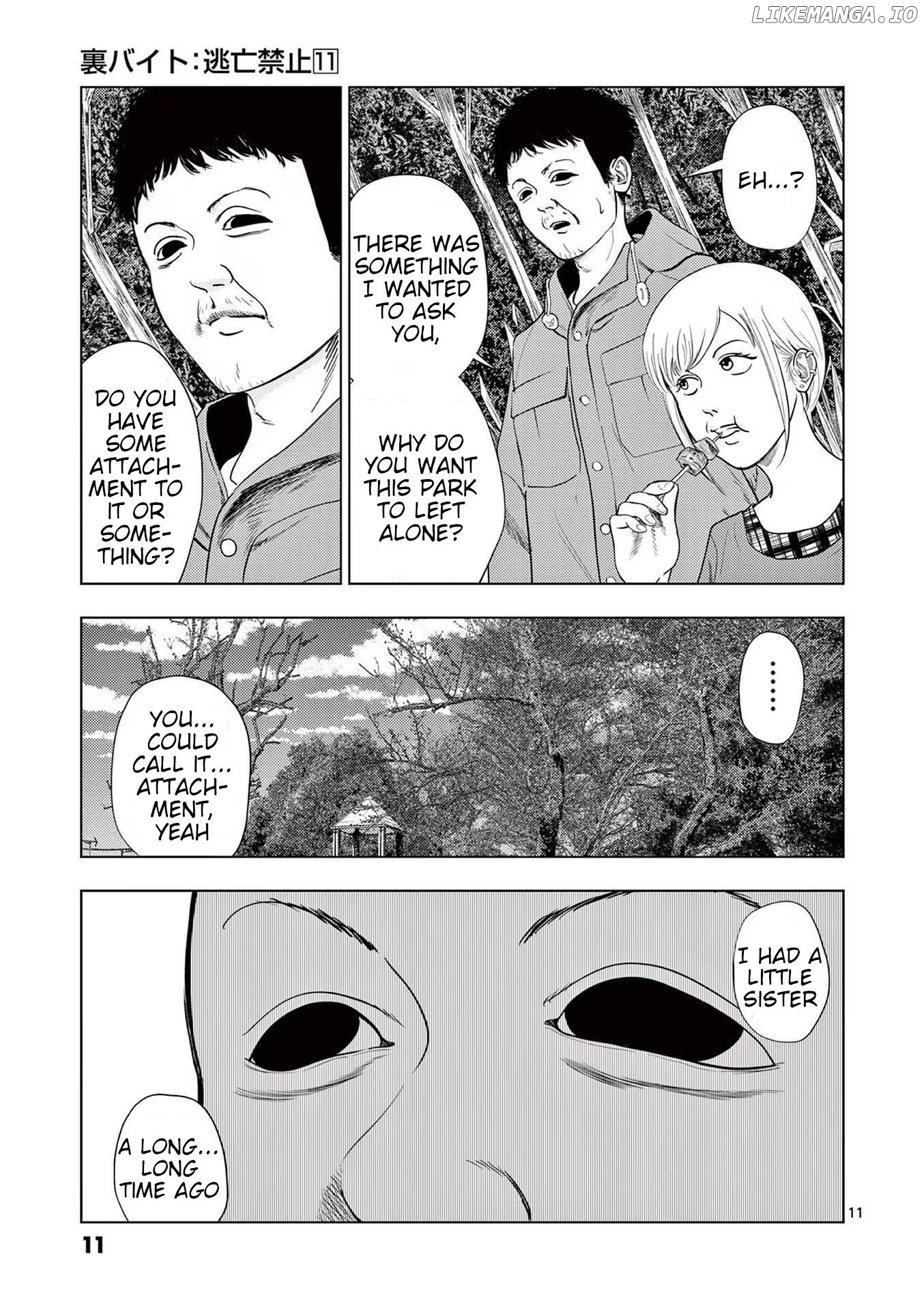 Ura Baito: Toubou Kinshi Chapter 120 - page 12