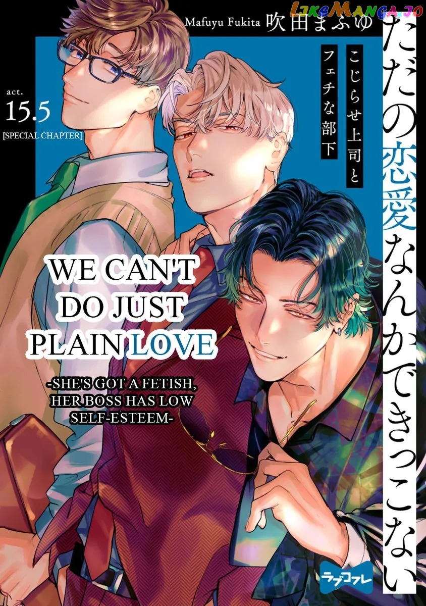 We Can't Do Just Plain Love -She's Got a Fetish, He's Got Low Self-Esteem- Chapter 15.5 - page 1