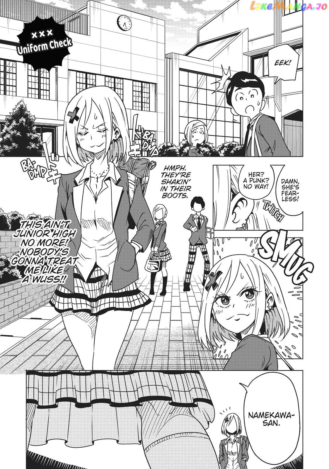 Namekawa-san Won't Take a Licking! Chapter 1 - page 8