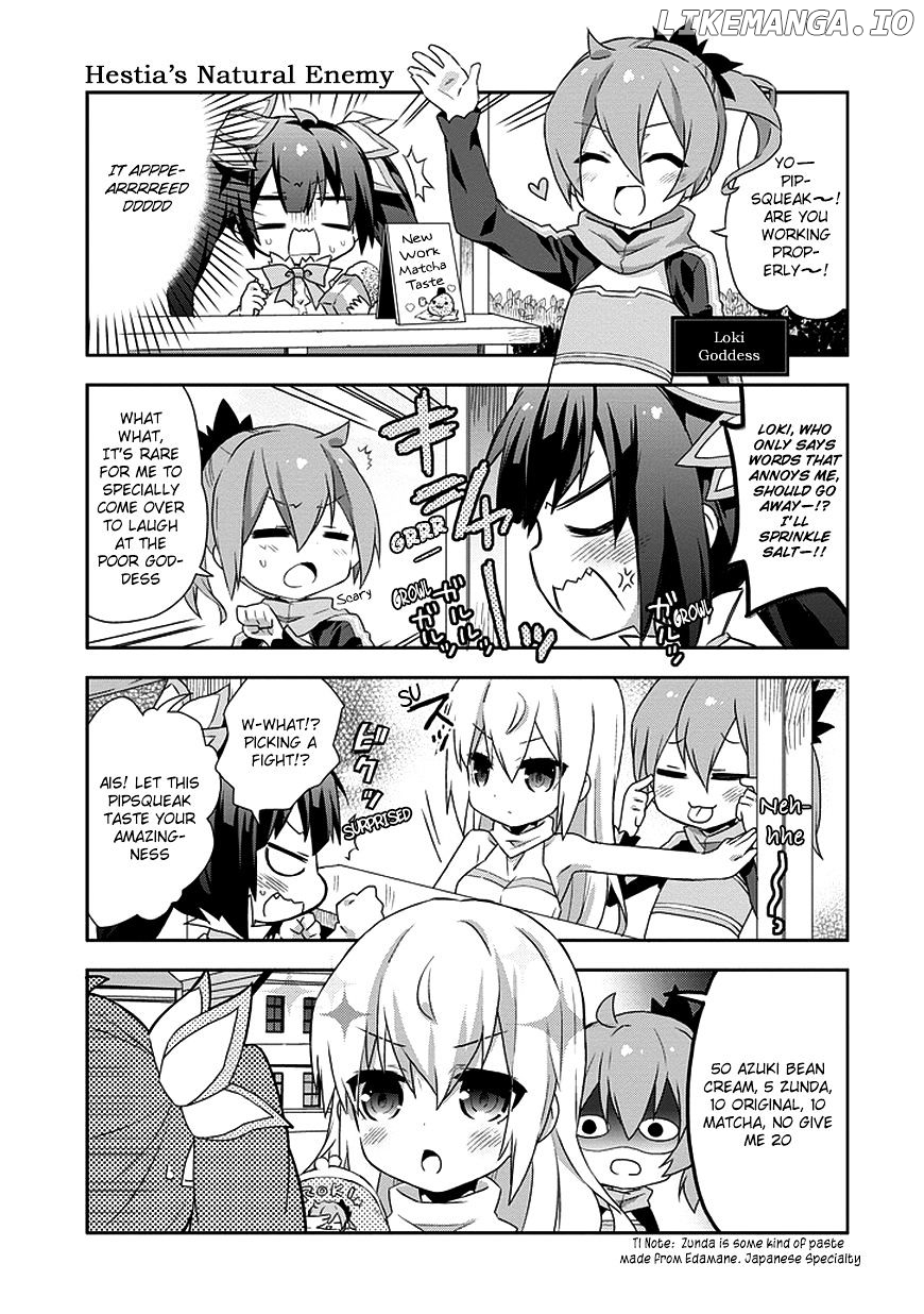Dungeon ni Deai o Motomeru no wa Machigatte Iru Darou ka 4-koma - Kami-sama no Nichijou chapter 2 - page 3
