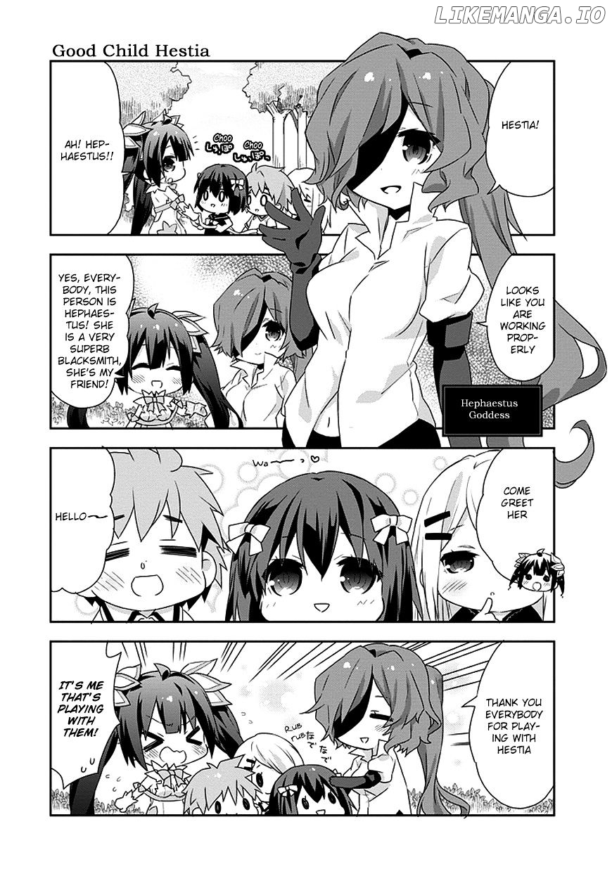Dungeon ni Deai o Motomeru no wa Machigatte Iru Darou ka 4-koma - Kami-sama no Nichijou chapter 2 - page 6