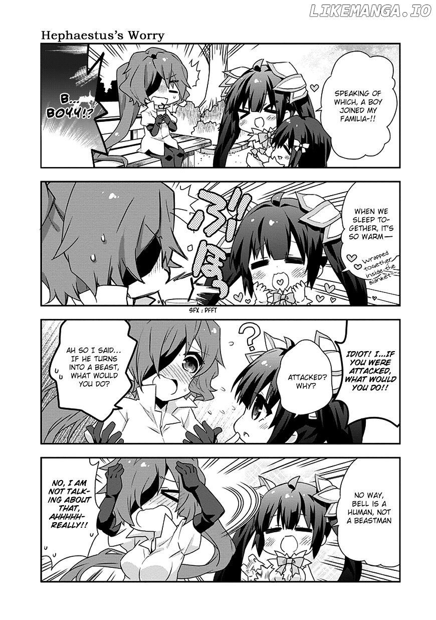 Dungeon ni Deai o Motomeru no wa Machigatte Iru Darou ka 4-koma - Kami-sama no Nichijou chapter 2 - page 7