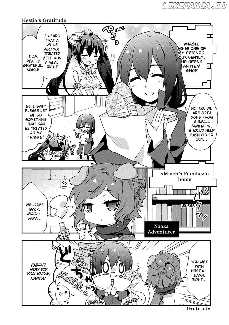 Dungeon ni Deai o Motomeru no wa Machigatte Iru Darou ka 4-koma - Kami-sama no Nichijou chapter 4 - page 3
