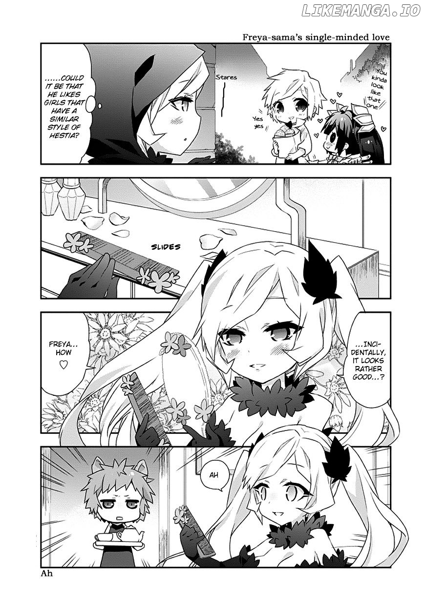 Dungeon ni Deai o Motomeru no wa Machigatte Iru Darou ka 4-koma - Kami-sama no Nichijou chapter 4 - page 9