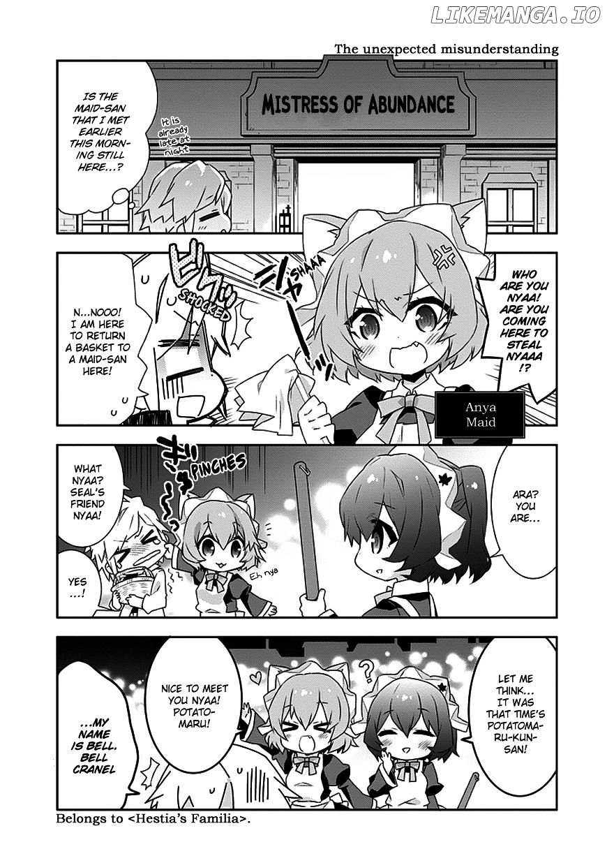 Dungeon ni Deai o Motomeru no wa Machigatte Iru Darou ka 4-koma - Kami-sama no Nichijou chapter 6 - page 7