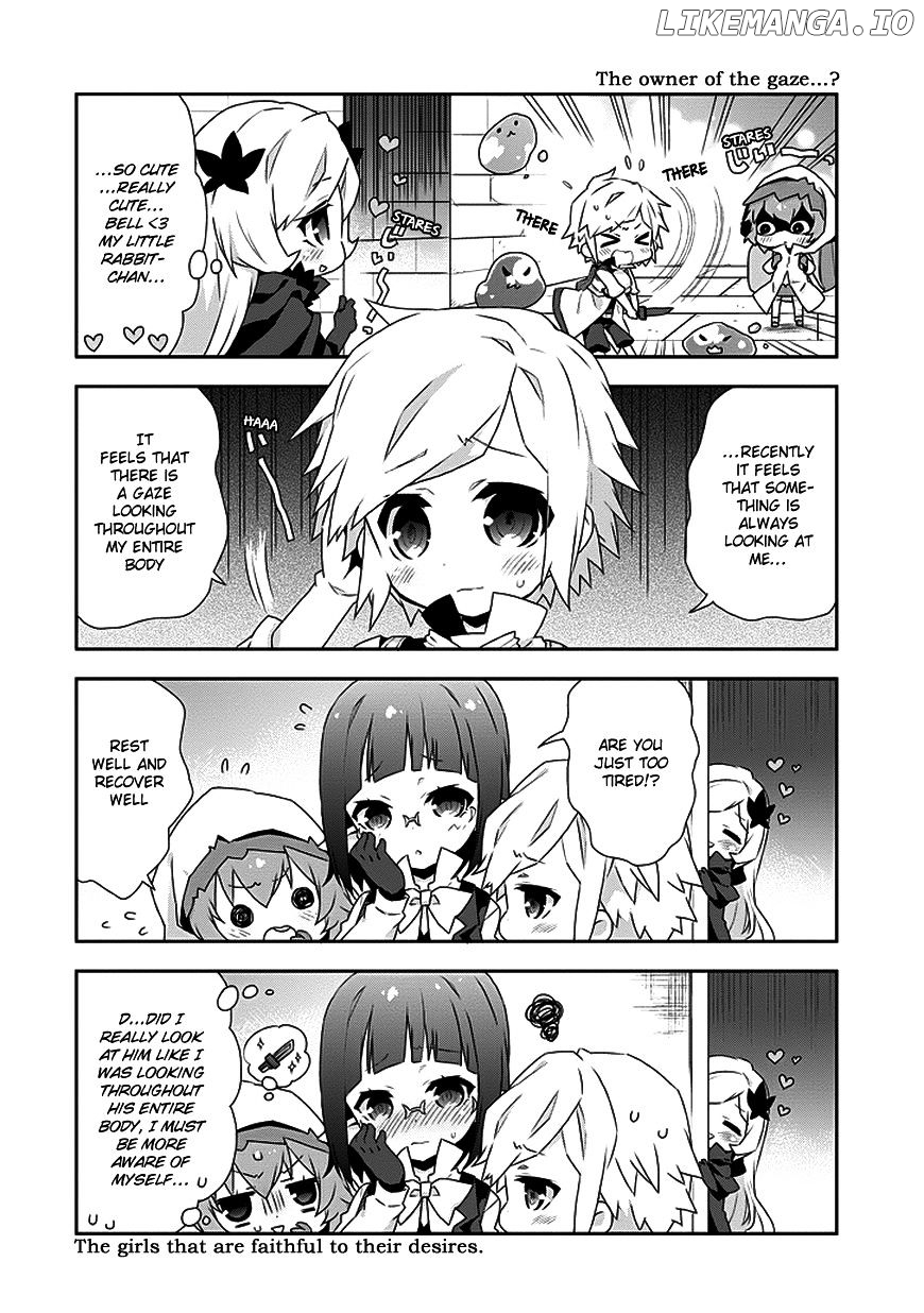 Dungeon ni Deai o Motomeru no wa Machigatte Iru Darou ka 4-koma - Kami-sama no Nichijou chapter 6 - page 8