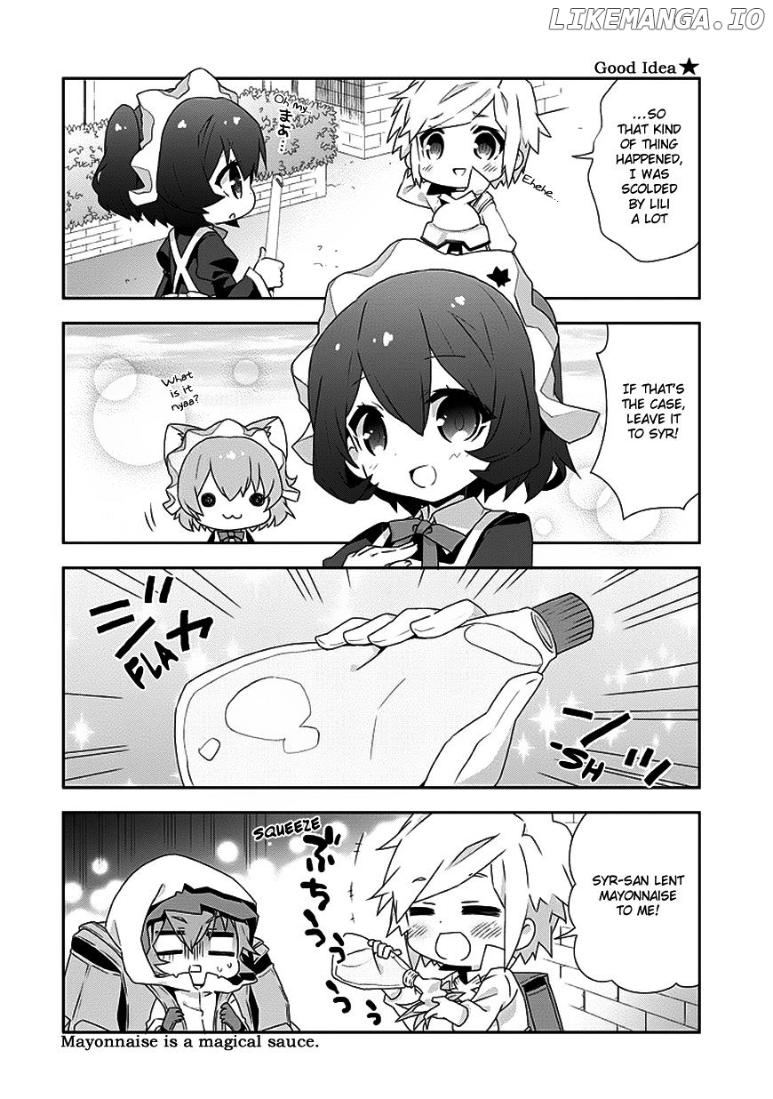 Dungeon ni Deai o Motomeru no wa Machigatte Iru Darou ka 4-koma - Kami-sama no Nichijou chapter 7 - page 6
