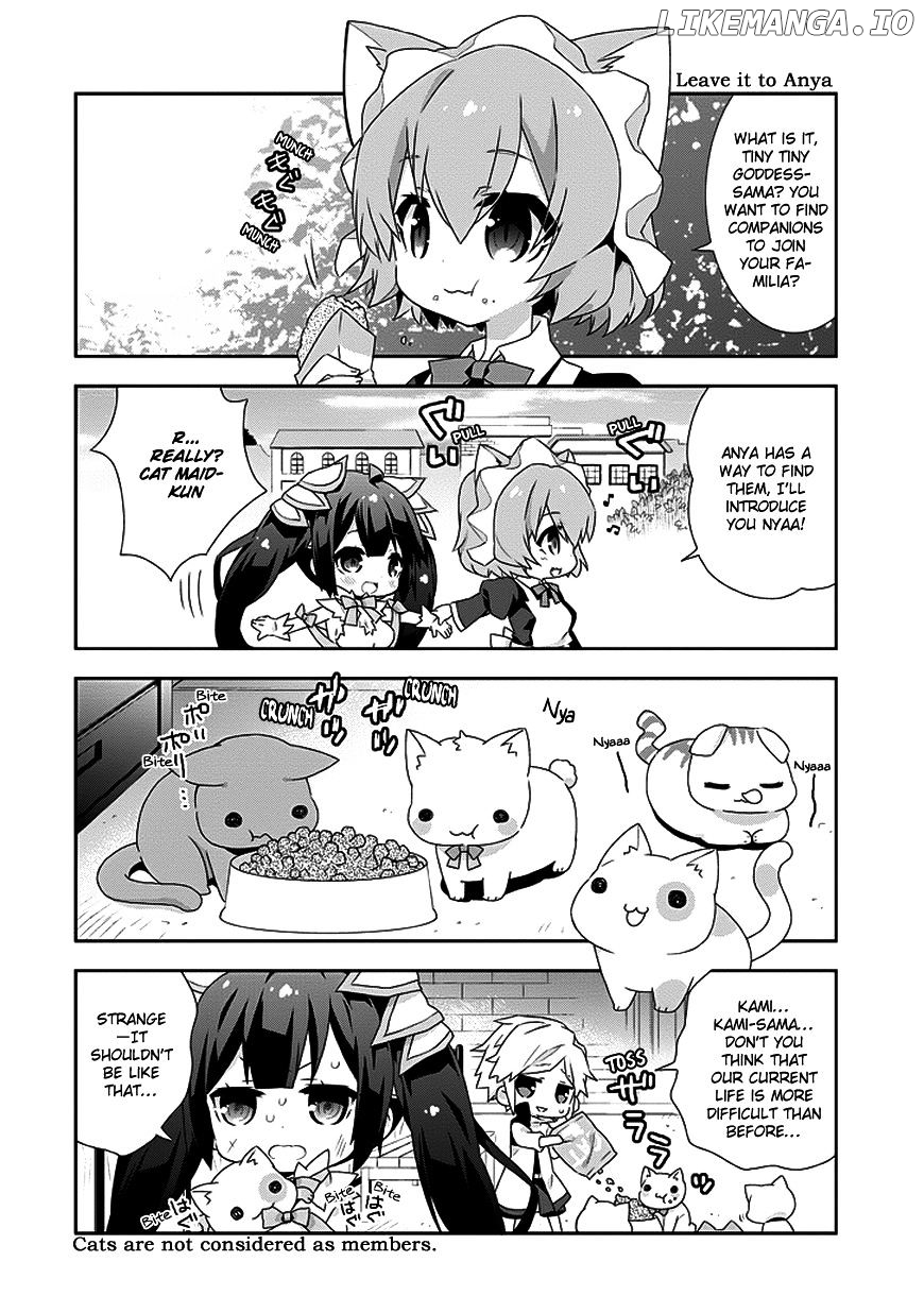 Dungeon ni Deai o Motomeru no wa Machigatte Iru Darou ka 4-koma - Kami-sama no Nichijou chapter 7 - page 8