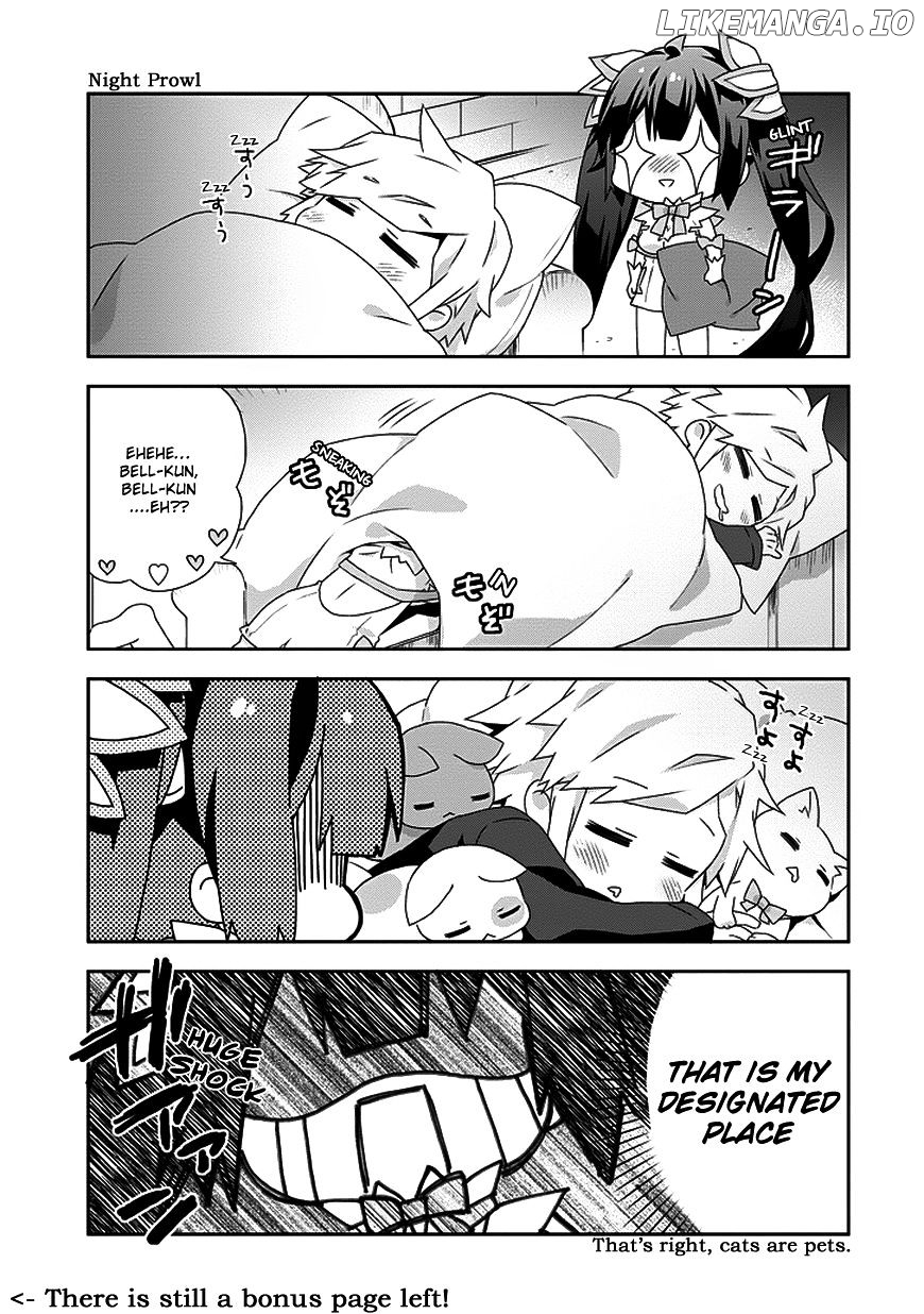 Dungeon ni Deai o Motomeru no wa Machigatte Iru Darou ka 4-koma - Kami-sama no Nichijou chapter 7 - page 9