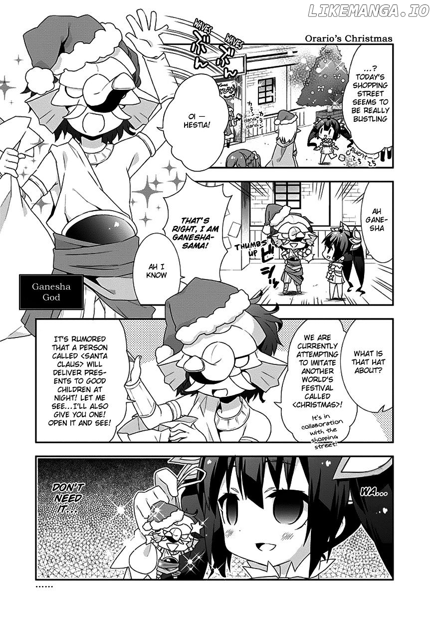 Dungeon ni Deai o Motomeru no wa Machigatte Iru Darou ka 4-koma - Kami-sama no Nichijou chapter 8 - page 2