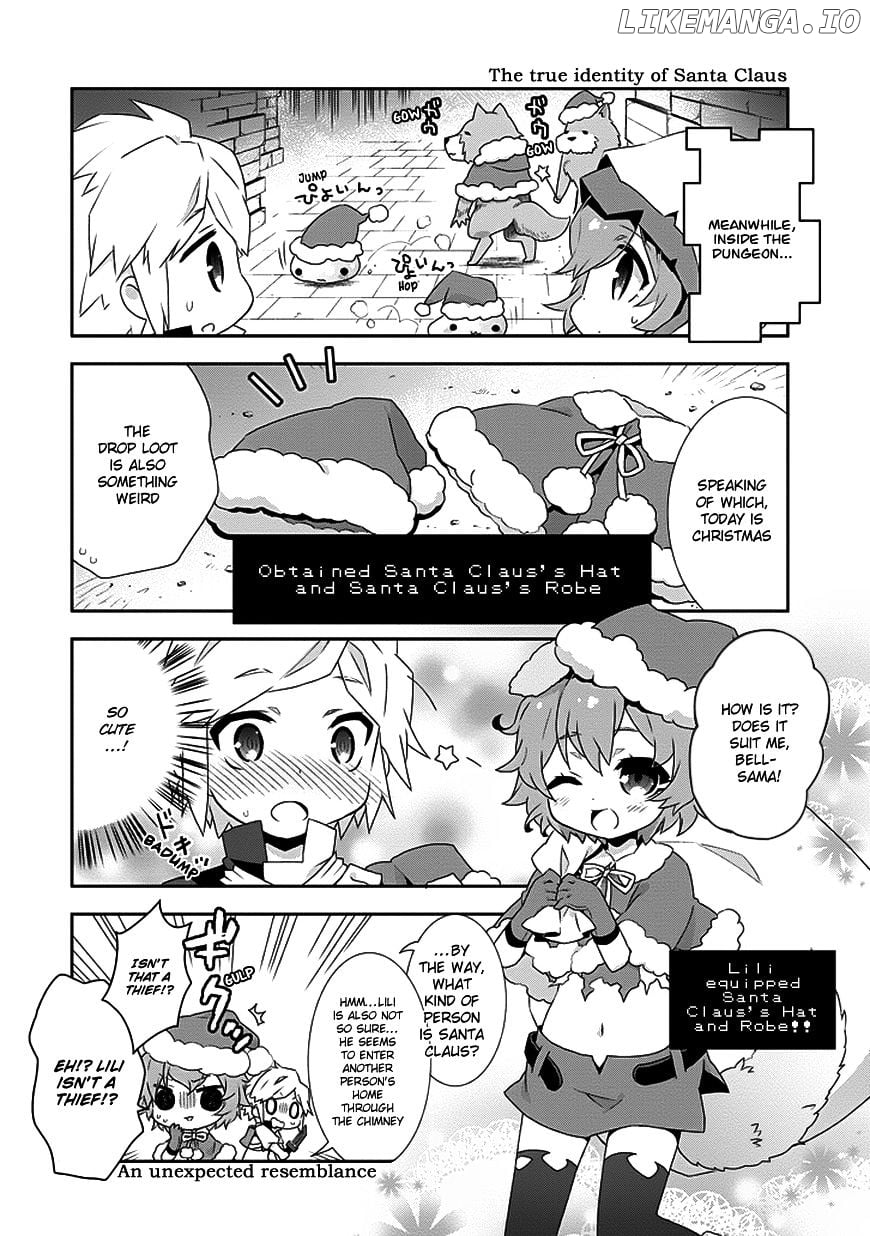 Dungeon ni Deai o Motomeru no wa Machigatte Iru Darou ka 4-koma - Kami-sama no Nichijou chapter 8 - page 4