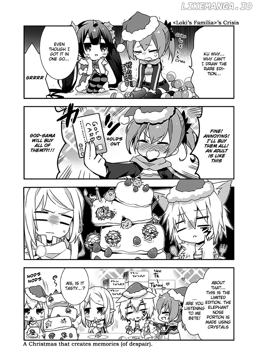 Dungeon ni Deai o Motomeru no wa Machigatte Iru Darou ka 4-koma - Kami-sama no Nichijou chapter 8 - page 7