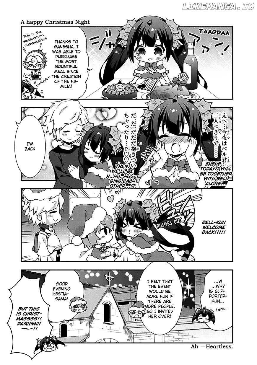 Dungeon ni Deai o Motomeru no wa Machigatte Iru Darou ka 4-koma - Kami-sama no Nichijou chapter 8 - page 8
