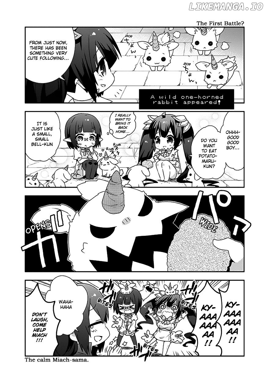 Dungeon ni Deai o Motomeru no wa Machigatte Iru Darou ka 4-koma - Kami-sama no Nichijou chapter 10 - page 5