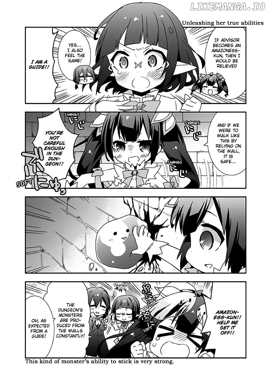 Dungeon ni Deai o Motomeru no wa Machigatte Iru Darou ka 4-koma - Kami-sama no Nichijou chapter 10 - page 7