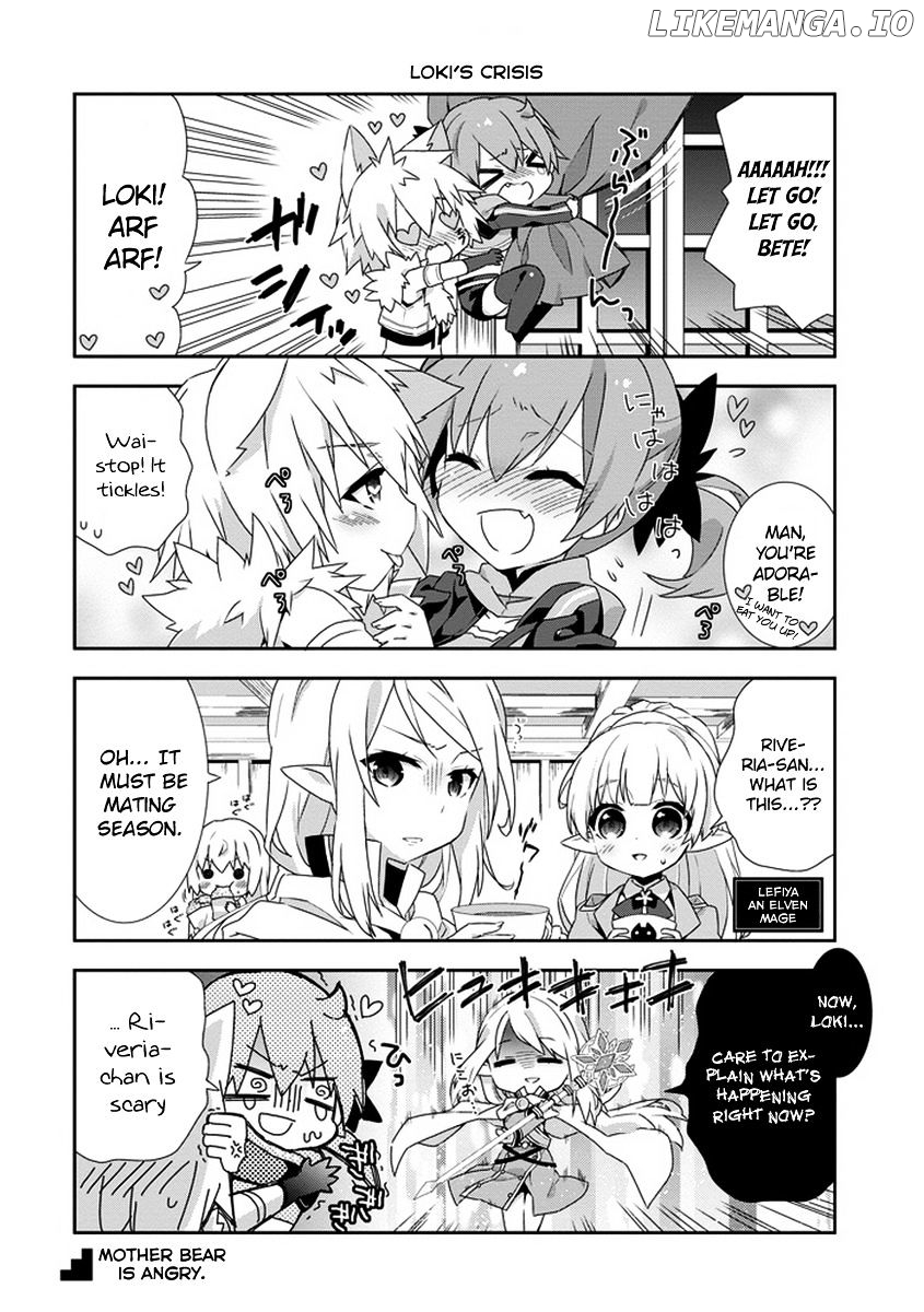 Dungeon ni Deai o Motomeru no wa Machigatte Iru Darou ka 4-koma - Kami-sama no Nichijou chapter 10.1 - page 5