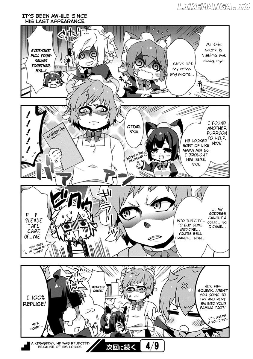 Dungeon ni Deai o Motomeru no wa Machigatte Iru Darou ka 4-koma - Kami-sama no Nichijou chapter 12 - page 10
