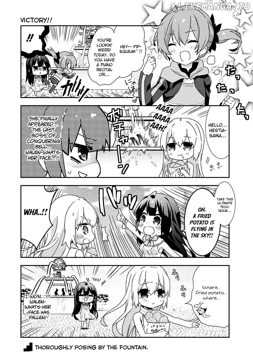 Dungeon ni Deai o Motomeru no wa Machigatte Iru Darou ka 4-koma - Kami-sama no Nichijou chapter 14 - page 6