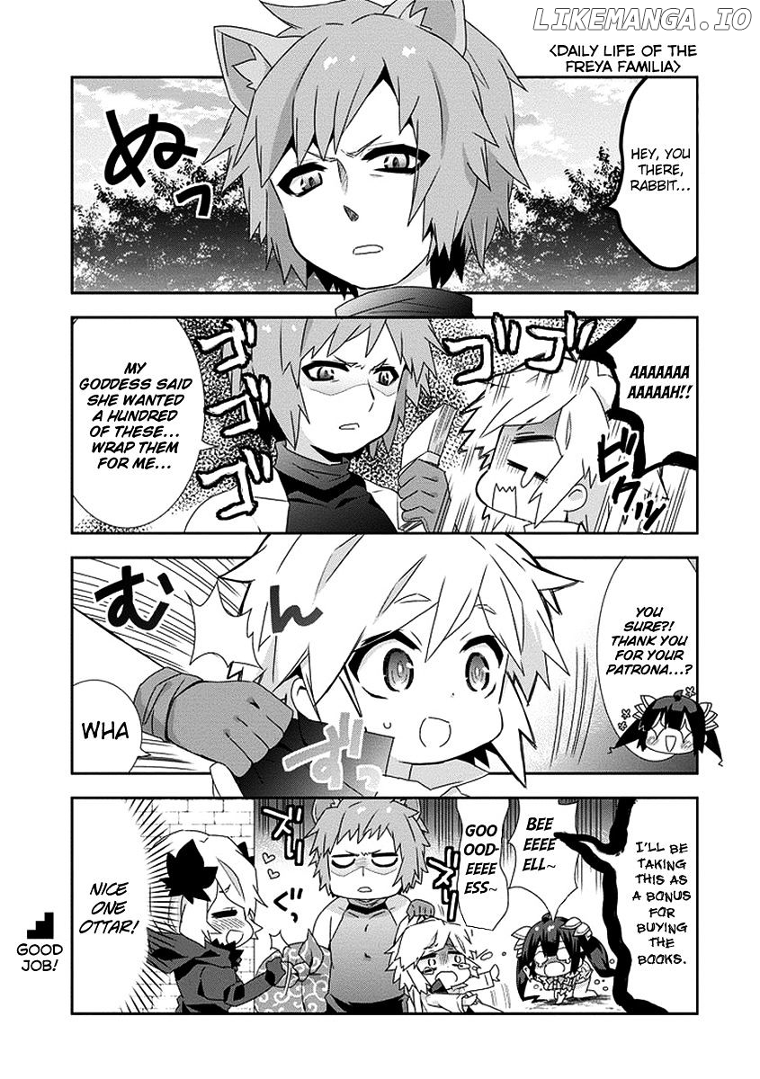 Dungeon ni Deai o Motomeru no wa Machigatte Iru Darou ka 4-koma - Kami-sama no Nichijou chapter 14.1 - page 9