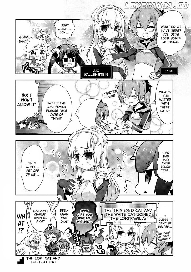 Dungeon ni Deai o Motomeru no wa Machigatte Iru Darou ka 4-koma - Kami-sama no Nichijou chapter 15 - page 10