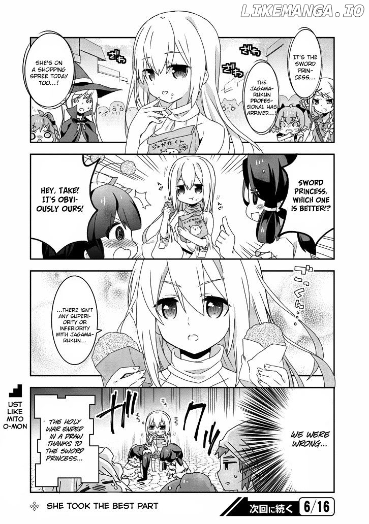 Dungeon ni Deai o Motomeru no wa Machigatte Iru Darou ka 4-koma - Kami-sama no Nichijou chapter 16 - page 10