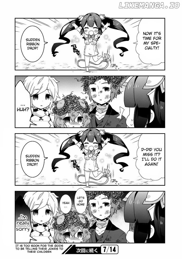 Dungeon ni Deai o Motomeru no wa Machigatte Iru Darou ka 4-koma - Kami-sama no Nichijou chapter 17 - page 10