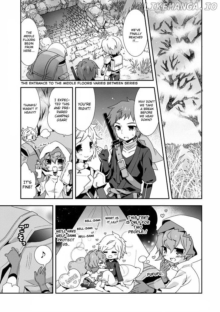 Dungeon ni Deai o Motomeru no wa Machigatte Iru Darou ka 4-koma - Kami-sama no Nichijou chapter 17 - page 3