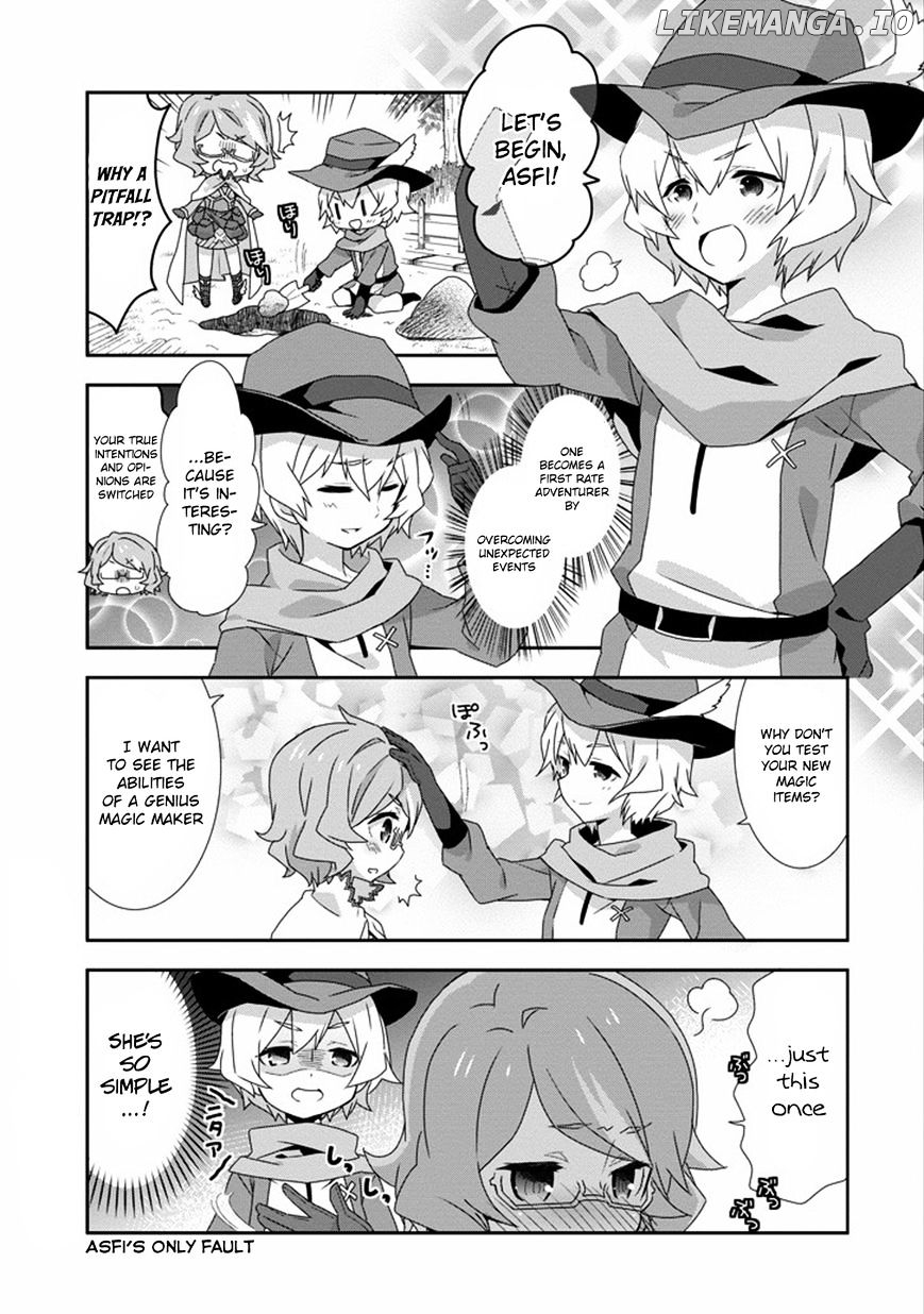 Dungeon ni Deai o Motomeru no wa Machigatte Iru Darou ka 4-koma - Kami-sama no Nichijou chapter 18 - page 5