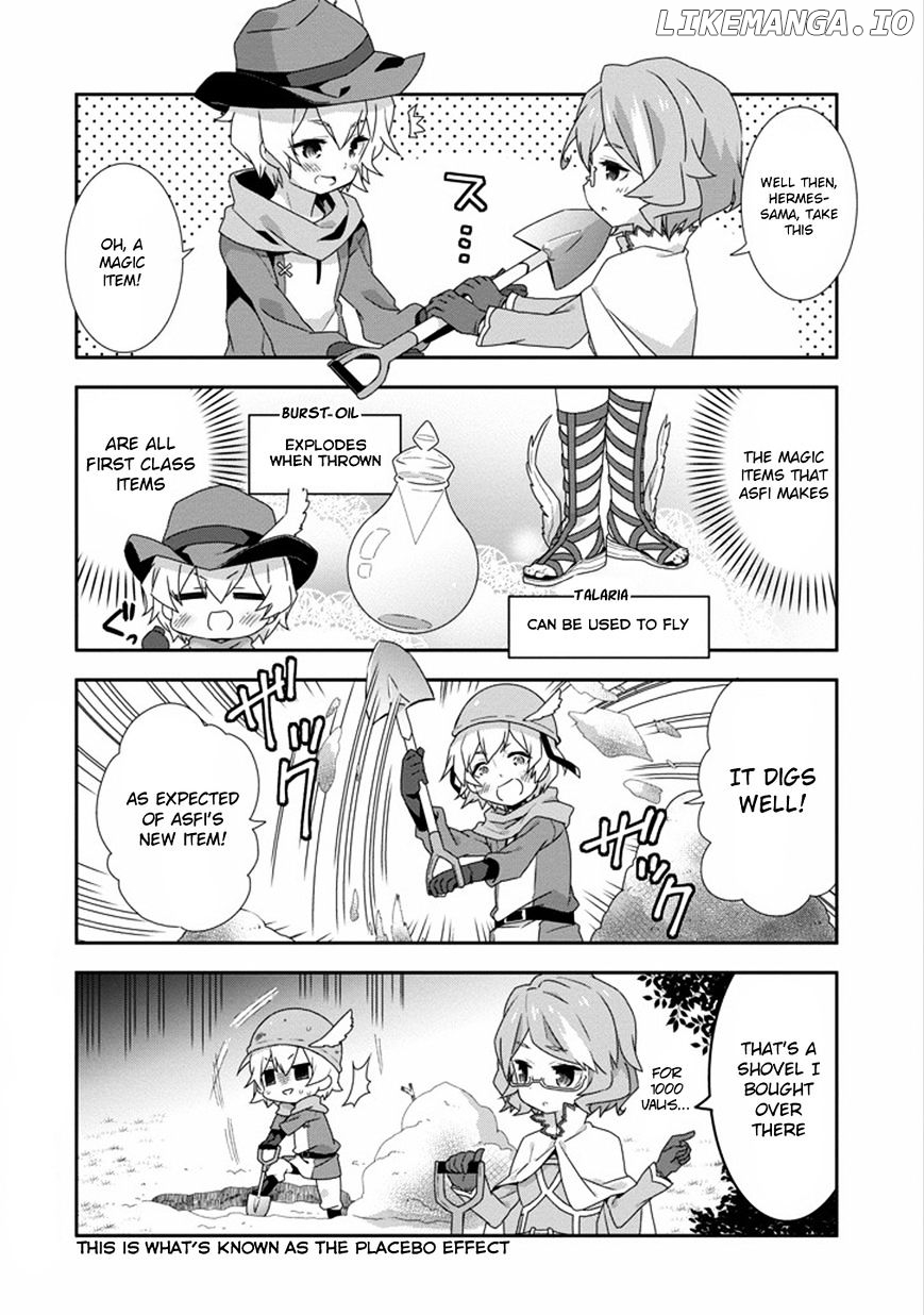 Dungeon ni Deai o Motomeru no wa Machigatte Iru Darou ka 4-koma - Kami-sama no Nichijou chapter 18 - page 6