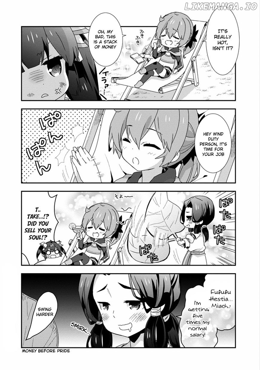Dungeon ni Deai o Motomeru no wa Machigatte Iru Darou ka 4-koma - Kami-sama no Nichijou chapter 19 - page 10