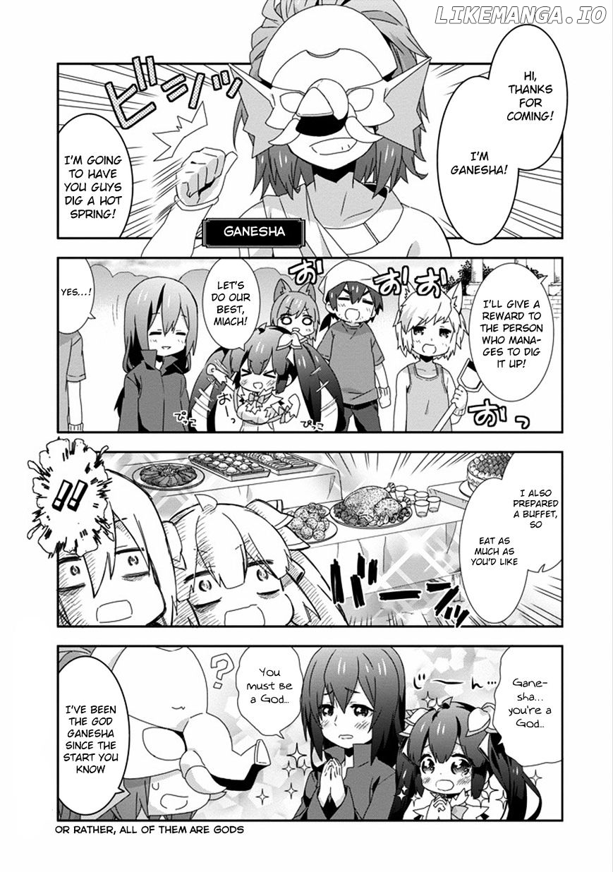 Dungeon ni Deai o Motomeru no wa Machigatte Iru Darou ka 4-koma - Kami-sama no Nichijou chapter 19 - page 7