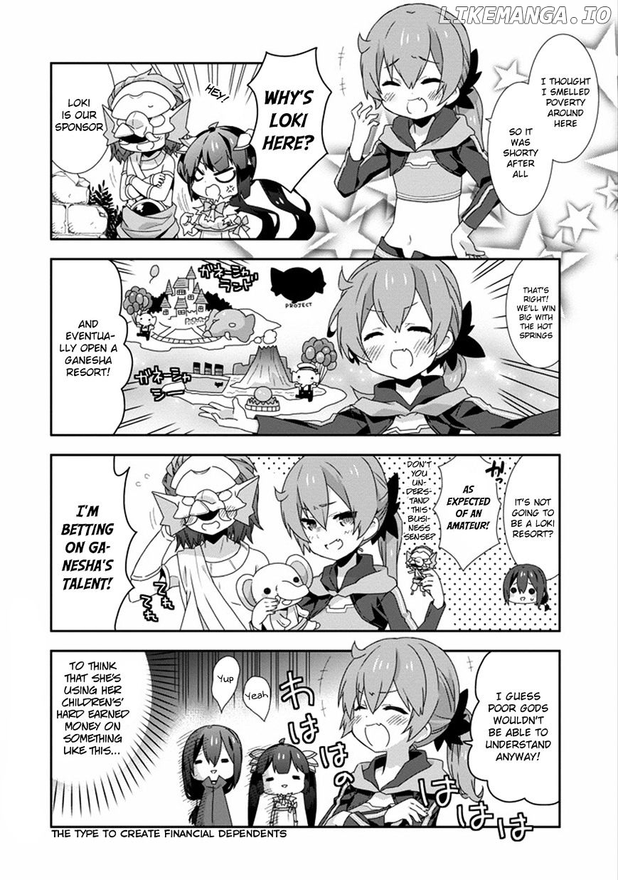 Dungeon ni Deai o Motomeru no wa Machigatte Iru Darou ka 4-koma - Kami-sama no Nichijou chapter 19 - page 8