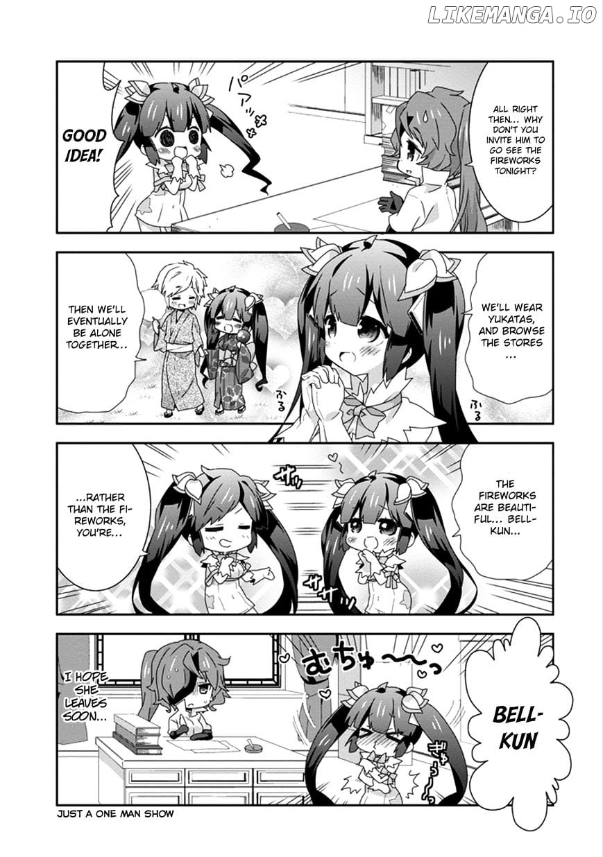 Dungeon ni Deai o Motomeru no wa Machigatte Iru Darou ka 4-koma - Kami-sama no Nichijou chapter 20 - page 7