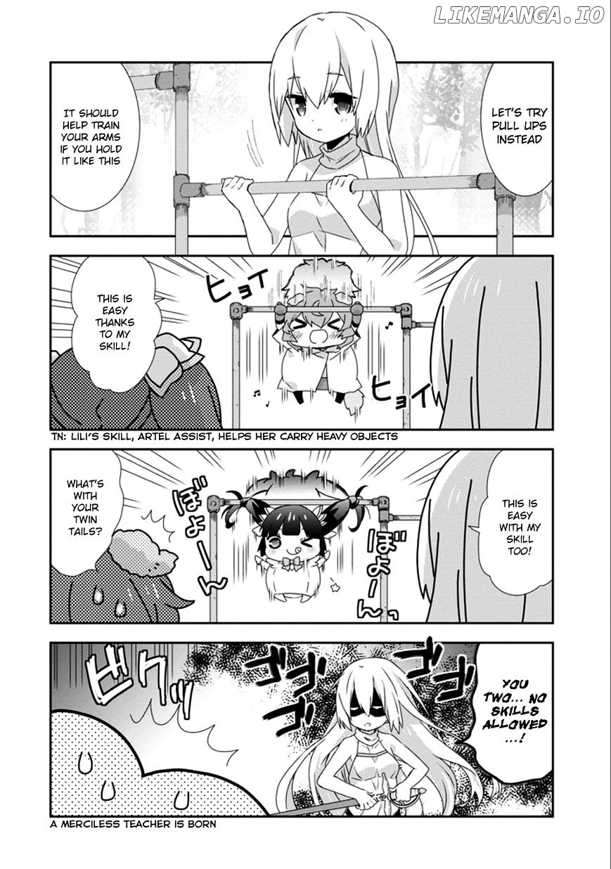 Dungeon ni Deai o Motomeru no wa Machigatte Iru Darou ka 4-koma - Kami-sama no Nichijou chapter 23 - page 10