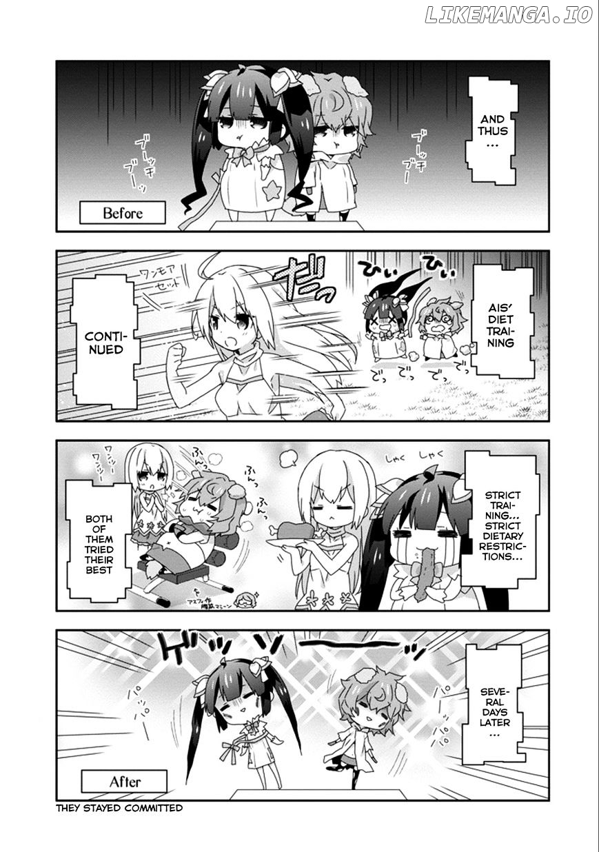 Dungeon ni Deai o Motomeru no wa Machigatte Iru Darou ka 4-koma - Kami-sama no Nichijou chapter 23 - page 11